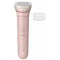 Philips SHAVER Series 8000 Lady BRL129/00 Kabelloser Rasierer, nass und trocken, Folienschaber, 1 Kopf/Köpfe, Pink, Anti-Rutsch-Griff, Akku, Integ... - Rosa