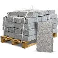 Galamio Granit Randsteine 40*20*15 » gebrochen « 1000kg Palette