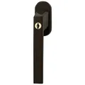ABUS Fenstergriff, Stahl/Zinkdruckguss, braun