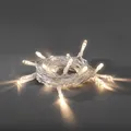 Konstsmide - LED Lichterkette, 30 warm weiße Dioden, batteriebetrieben, Innen, transparentes Kabel, 3 x AA 1.5V (exkl.); 1469-103
