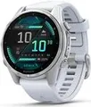 Garmin Fenix 8 - 43 mm - silber - Sportuhr mit Band - Silikon - Whitestone - Handgelenkgröße: 108-182 mm - Anzeige 3,556 cm (1,4") - 32GB - Bluetooth, Wi-Fi, ANT+ - 66 g (010-02903-00)