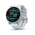 Garmin Fenix 8 AMOLED 43mm Silberne Sportuhr