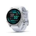 Garmin FENIX 8 AMOLED Smartwatch 43 mm Stein-Wei