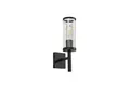Lucande Außen-Wandleuchte Zanta, Metall, Schwarz IP54, 1 x 15 W LED