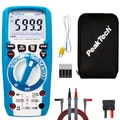 PeakTech P 3444 True RMS Multimeter Digital - (IP67) Wasserdichter Spannungsprüfer & Strommessgerät - 6000 Counts - Extrem Robustes Gehäuse mit LED-Lampe - Durchgangsprüfer, Messgerät - CAT III 1000 V