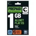 congstar Prepaid Allnet XS: 1 GB Datenvolumen & Flatrate für Telefonie und SMS, 5G-Speed, EU-Roaming
