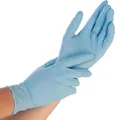 HYGOSTAR unisex Einmalhandschuhe SAFE LIGHT blau Größe S 100 St.
