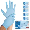 franz mensch 2706 Nitril-Handschuh "SAFE LIGHT" HYGONORM, S, blau