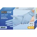 Hygostar 2706 Nitrilhandschuhe Safe Light blau Gr. 7/S puderfrei