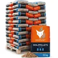 Heizfuxx Holzpellets Blue 15kg x 65 Sack 975kg Palette