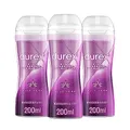 Durex Gleitgel Play 2-in-1 Massage Aloe Vera - Wasserbasiertes Gleitmittel mit pflegenden Aloeveraextrakten, (3 x 200 ml), 600 ml