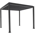 Green Spirit Lamellendach-Pergola, Grau, Kunststoff, 300x240x300 cm, Sonnen- & Sichtschutz, Pavillons & Pergolas, Pergolas