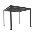 Green Spirit Lamellendach Pergola Mirador Basic 3x3 - Anthrazit, Aluminium, 300x300x240 cm - Lamellen Pavillon, Garten Terrassen Überdachung
