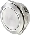 TRU COMPONENTS TC-9563744 Drucktaster 12V 0.005A 1 x Aus/(Ein) Kontaktelement (Ø x H) 17.8mm x 14.5mm IP65 1 St. Bulk