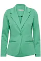fransa FRZablazer Damen Blazer Kurzblazer Jacke mit Stretch lange Ärmel mit Taschen, Größe:L, Farbe:Holly Green (165932)