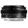 TTArtisan APS-C 25 mm F2 Metallgehäuse, kompatibel mit Fuji X-Halterung, Schwarz