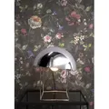Newroom Vliestapete, Schwarz Tapete Floral Blumen - Blumentapete Rosa Rot Romantisch Modern Rosen Blätter für Wohnzimmer Schlafzimmer Flur schwarz