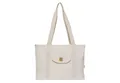 Jollein Wickeltasche Shopper - Twill, Natural - Baumwolle - Kinderwagentasche - Babytasche Multifunktional - Hellbeige