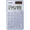 CASIO Taschenrechner SL-1000SC, 10-stellig, stylische Farben, Steuerberechnung, Aluminiumfront, Solar-/Batteriebetrieb