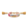 THOMAS SABO Damen Gewebtes Armband mit Sonne, Palme und Kaktus Polyester ACC0046-302-7