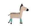 Moulin Roty Kuscheltier-Rassel Toupitis Rassel Zebra 21cm Plüschtier Stofftier