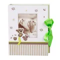 goldbuch 85 338 Schatzkästchen Honigbär, Schatzkiste im Bärchen Design, Baby Geschenkbox mit Schleife und Karte, Kunstdruck mit Bär, zur Geburt & Schwangerschaft, Geschenke Box ca. 14 x 11x 2,5 cm