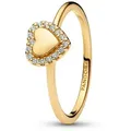 Pandora Fingerring Herz Goldfarben goldfarben 58