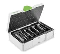 Festool Forstnerbohrer Set SYS3 S 76-FB CE-SORT/5 – Bohrer-Set 5-teilig für präzise Holzbearbeitung im Systainer, Ø 15–35 mm, professionelles Holzbohrer Set