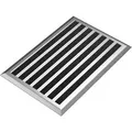 Björn&Schiller Fußmatte mit Silbernem Aluminium Rand 40 x 60 cm für Außenbereich