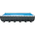 INTEX 26364GN Ultra XTR Frame Pool, 732x366x132cm, inkl. RCD Sandfilterpumpe - Schwarz