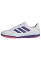 adidas Unisex Super Sala Competition Iii Indoor Football Shoes, FTWR White/Pure Purple/Solar Turbo, 46 2/3 EU