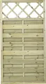 Plus Zaun Bergen mit Rankgitter 90 x 165 cm Druckimprägniert