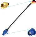 Eightwood GPS Antenne Adapter Fakra C auf SMA Stecker Pigtail Kabel RG174 15cm