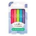 invisibobble HAIR TIE Neon Glow (5 Stück) – Haargummi Set aus recyceltem Material – Neonfarben für Mädchen & Damen – Kleines Haarband als Haarschmuck für Sport & Alltag – Stylisch & haltbar