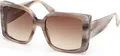 MaxMara MM0131 20F grey/striped 56/18/135 Damen Sonnenbrillen
