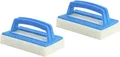 Steinbach | Handschrubber De Luxe Doppelpack | mit massivem Griff | für die manuelle Reinigung von Poolfolien & Beckenwänden | kraftvoll & ergonomisch | ideal für Poolpflege