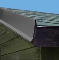 Aluminium Giebel/Ortgang-Abdeckung mit Wasserfalz für Satteldach-Gartenhäuser an