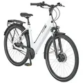 PROPHETE GENIESSER 2.0 Damen City E-Bike 28" | e-novation Vorderradmotor 40 Nm, 400 Wh Akku bis 100 km, Shimano 7-Gang Nabenschaltung - Weiß
