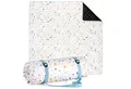 Picknickdecke Premium Picknickdecke wasserabweisend - Boho & TERRAZZO Design, Blumtal, 200x200 cm, waschbare Stranddecke sandfrei + weiche Zwischenfüllung