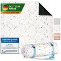 Premium Picknickdecke wasserabweisend 200x200 cm Boho & TERRAZZO Design  wasc...