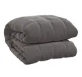 vidaXL Gewichtsdecke, Therapiedecke Grau 200x220 cm 9 kg Stoff