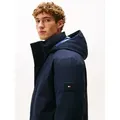 Tommy Hilfiger Kurzmantel TECH HOODED PADDED PARKA Regular fit blau XXL (54)