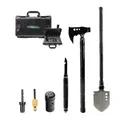 Dönges Multifunktionaler Klappspaten All-in-One - Spaten, Axt, Messer und Kompass - Robustes Outdoor Multitool für Camping, Wandern und Notfälle - Kompakt und Modular für Abenteuer und Bushcraft