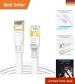 Ultra Flexibles 8m LAN Kabel, 40Gbps für reibungsloses Gaming und HD-Streaming