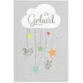 BSB Grußkarten Geburt – Baby - Glückwunschkarte im Format 11,5 x 17 cm mit