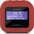 TechniSat TECHNIRADIO 40 DAB+ Radiowecker mit Sleeptimer und Snooze rot rot
