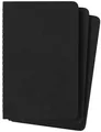 MOLESKINE Notizheft Cahier P/A6 blanko Karton schwarz 3 Stück