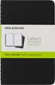 Moleskine Cahier A6, blanko, schwarz, 3er-Set Moleskine