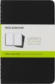 Buch Taschenformat, weiche schwarze Kartonabdeckung, 9 x 14 cm  Set aus 3