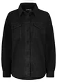 Eight 2 Nine Damen Cord Hemdjacke – Lässige Cordjacke mit Knopfleiste Black S